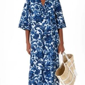 Tuckernuck Blue and White Floral Dress